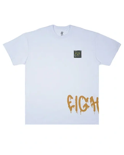 Eight X Men's Bear Tag Graphic T-shirt - White