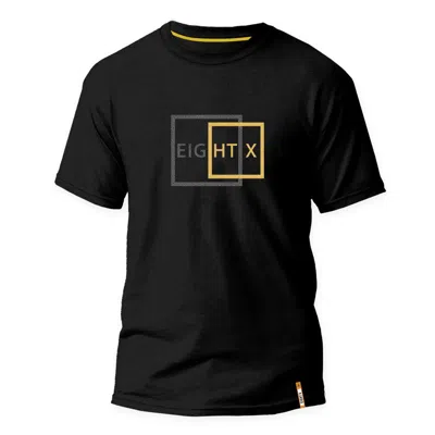 Eight X Men's Black Edition Graphic T-shirt Squares