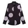Eight X Men's Black Sciarra Artisan Edition Button Down Shirt In Black