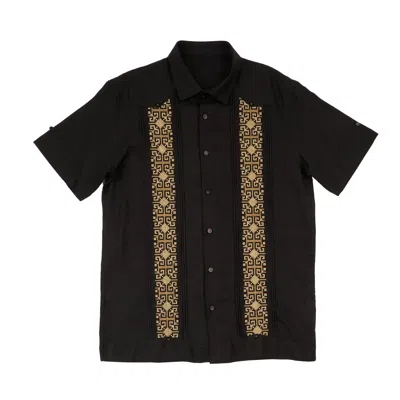 Eight X Men's Black Solera Short Sleeve Button Up Shirt