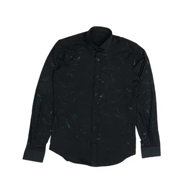 Eight X Men's Black Traces Button Down Shirt
