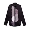 Eight X Men's Black Vesper Artisan Edition Button Down Shirt In Black