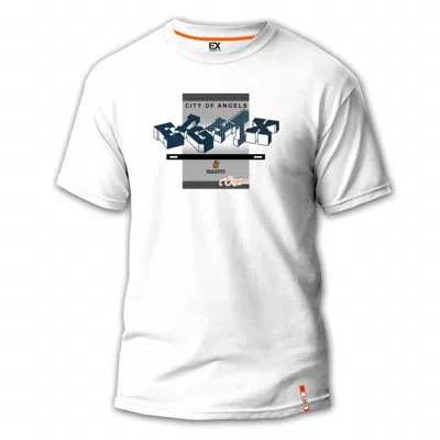 Eight X Men's Blocks Street T-shirt In White