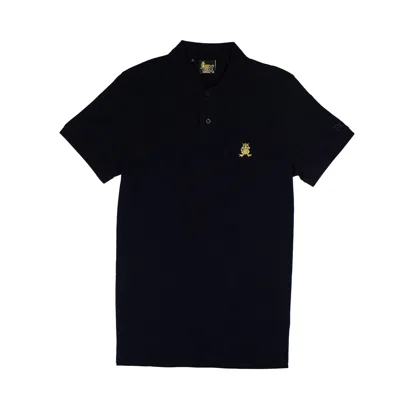 Eight X Men's Blue Adrián Frog Gold Edition Polo - Navy