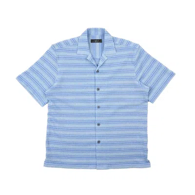 Eight X Men's Blue Pale Tide Short Sleeve Shirt + Shorts Matching Set