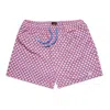 Eight X Men's Blue / Red Peppermint Swim Trunks In Blue/red