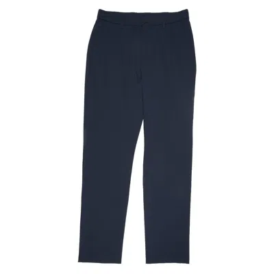 Eight X Men's Blue Seersucker  Pant - Navy