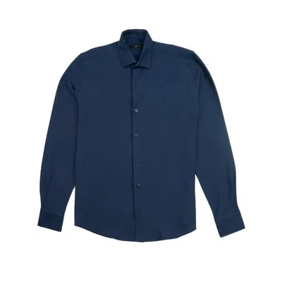 Eight X Men's Blue Structure Button Down Shirt