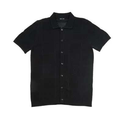 Eight X Men's Breeze Short Sleeve Knit Shirt - Black