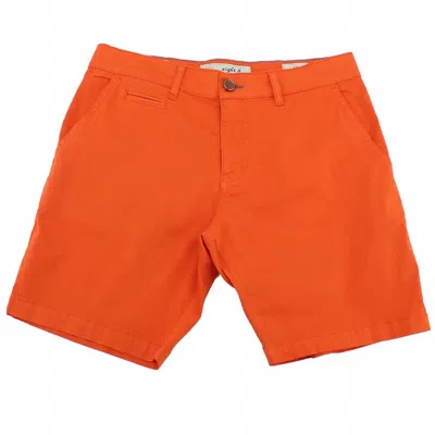 Eight X Men's Chino Shorts In Orange