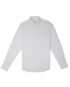 Eight X Men's Classic Linen Long Sleeve Button Down Shirt - White In White