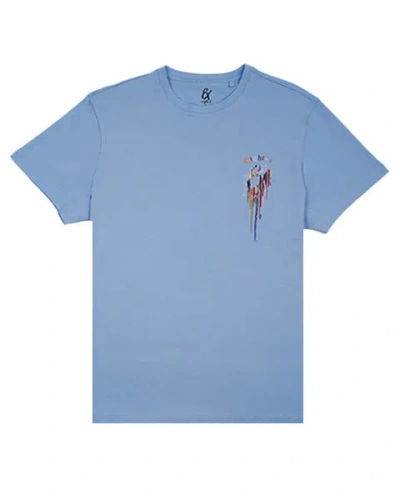 Eight X Men's Contents Under Pressure Graphic T-shirt - Light Blue