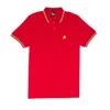 Eight X Men's Corsica Frog Slim Fit Polo - Red In Red