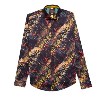 Eight X Men's Distortion Producer Michael Edition Button Down Shirt In Multi