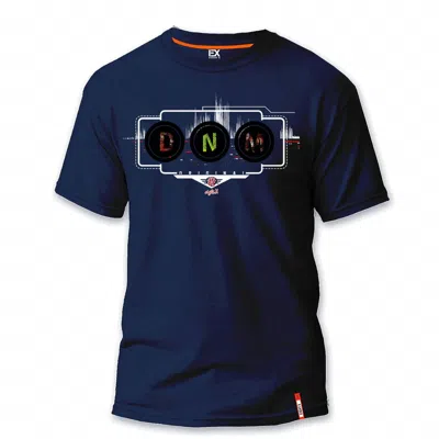 Eight X Men's Dnm Street T-shirt In Navy In Blue