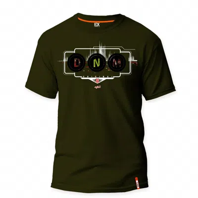 Eight X Men's Dnm Street T-shirt In Olive In Green