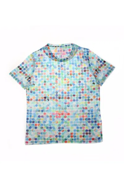 Eight X Men's Dots Print T-shirts In Blue