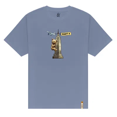 Eight X Men's Eighth Wonder Graphic T-shirt - Blue