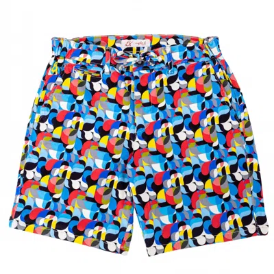 Eight X Men's El Maestro Printed Shorts In Multi