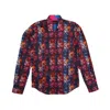 Eight X Floating Skulls Button Down Shirt In Multi In Multi