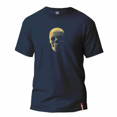 Eight X Men's Gold Rush Street T-shirt In Navy In Blue