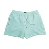Eight X Men's Green Sea Glass Swim Trunks In Blue