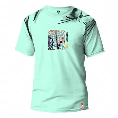 Eight X Men's La Boom Street T-shirt In Mint Green