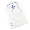 Eight X Men's Linen Button Down Shirt - Soft White