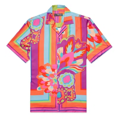 Eight X Men's Luau Short Sleeve Button Up Shirt