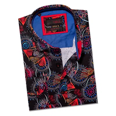 Eight X Men's Mage Button Down Shirt In Pink
