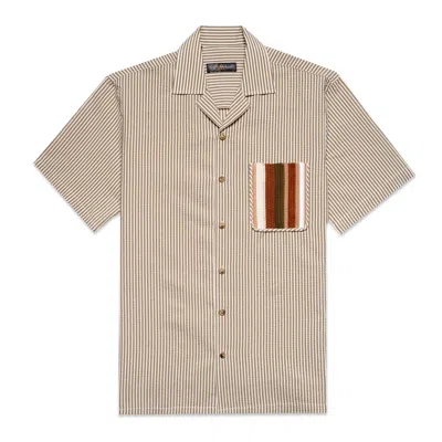 Eight X Men's Neutrals Keep You In My Pocket Short Sleeve Shirt + Shorts Matching Set