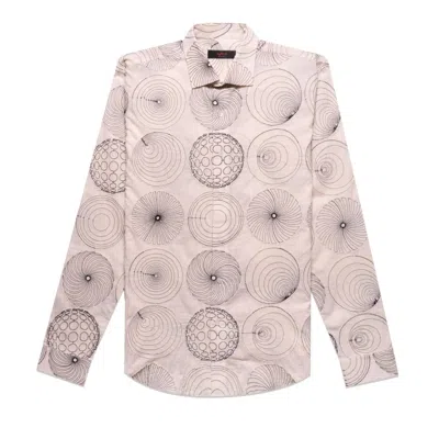Eight X Men's Neutrals Leonardo Artisan Editon Button Up Shirt