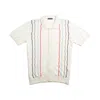 Eight X Men's Neutrals Oro Knit Short Sleeve Button-up Shirt In Multi