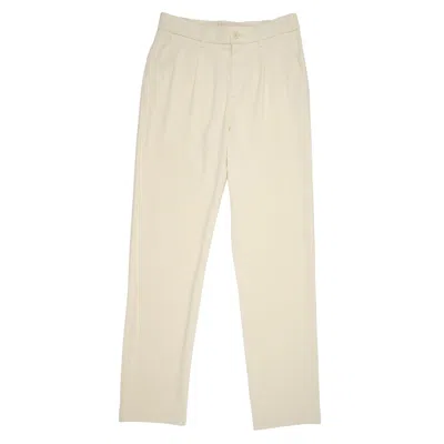 Eight X Men's Neutrals Pleated   Pant - Beige
