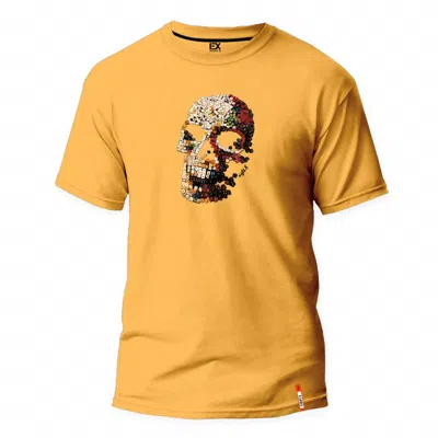 Eight X Men's No Risk No Reward Street T-shirt In Yellow In Orange