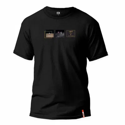 Eight X Men's One Giant Leap Street T-shirt In Black