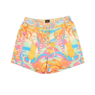 Eight X Men's Retro Oasis Swim Trunks