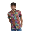 Eight X Men's Shipment Short Sleeve Button Up Shirt