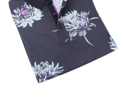 Eight X Men's Slim Fit Polo In Bloom Lilac In Blue