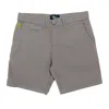 Eight X Men's Smoke Grey Frog Chino Shorts In Grey
