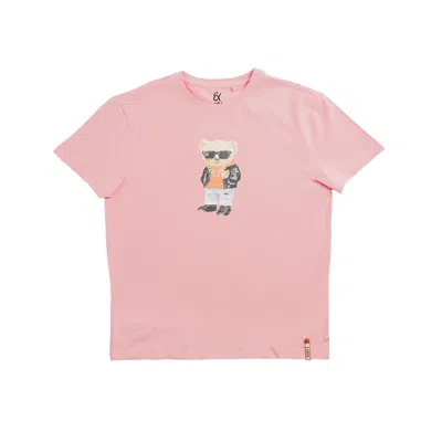 Eight X Men's Socal Icon Bear Graphic T-shirt - Pink