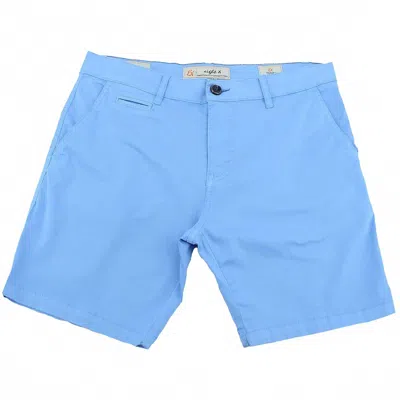 Eight X Men's Solid Chino Shorts In Blue