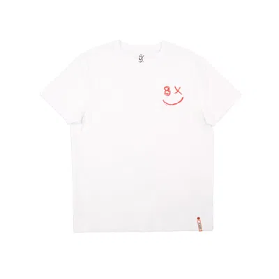 Eight X Men's Static Graphic T-shirt – White
