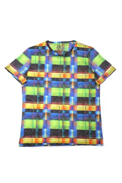 Eight X Men's Stripes Print T-shirt In Multi