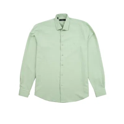 Eight X Men's Texture Button Down Shirt - Green