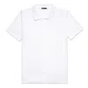 Eight X Men's The Docker Knit Button Up Short Sleeve Shirt - White In White