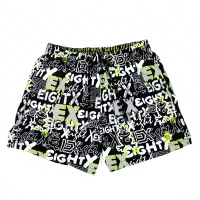Eight X Men's Venice Swim Trunks In Black Multi