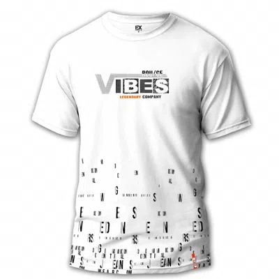 Eight X Men's Vibes Street T-shirt In White