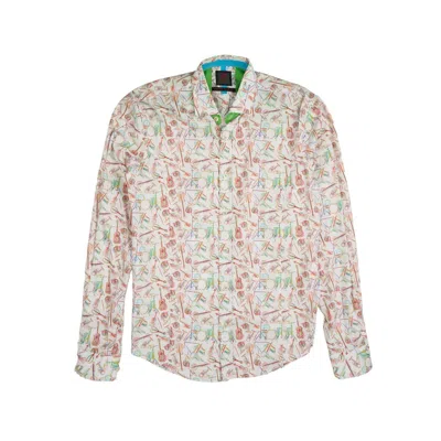 Eight X Men's White All That Jazz Pm Edition Shirt In Multi