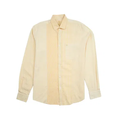 Eight X Men's Yellow Solar Button Down Shirt